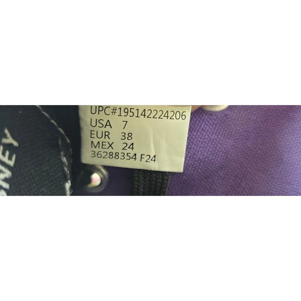 Disney Nightmare Before Christmas Jack Sally Patchwork High Top Sneakers Size 7